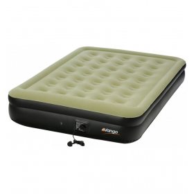 Vango HI RISED FLOCKED AIRBED WITH UK PLUG green