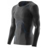 Skins Bio RY400 Mens Graphite/Blue Top Long Sleeve
